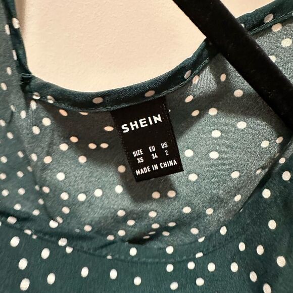 Cute Polkadot Green top - Picture 7 of 7